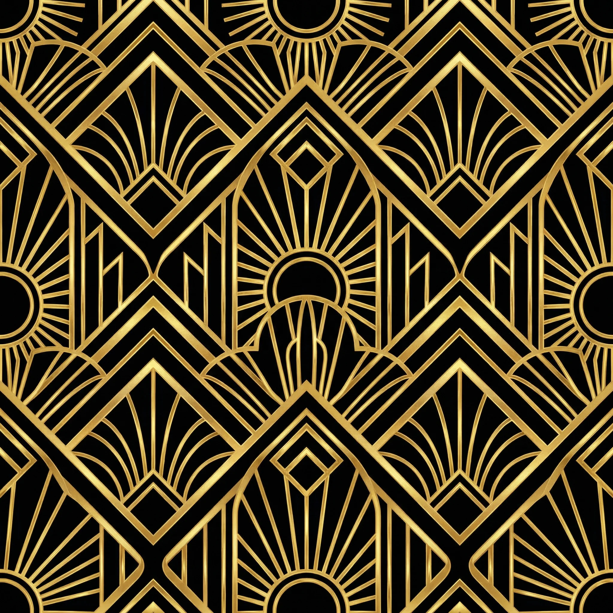 Art Deco几何图案 - 装饰 乐游棋牌leg 页面