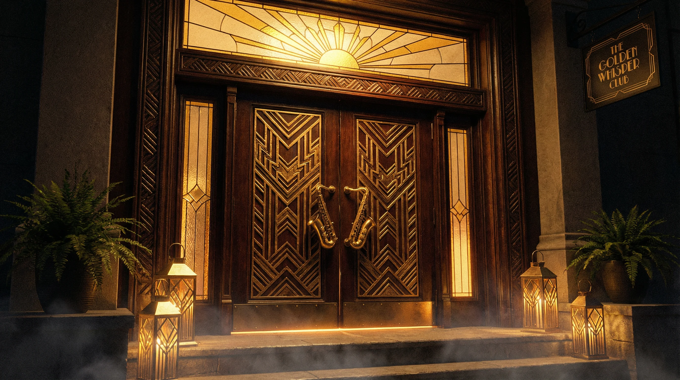 Art Deco大门 - 通往 乐游棋牌leg 秘密世界的入口